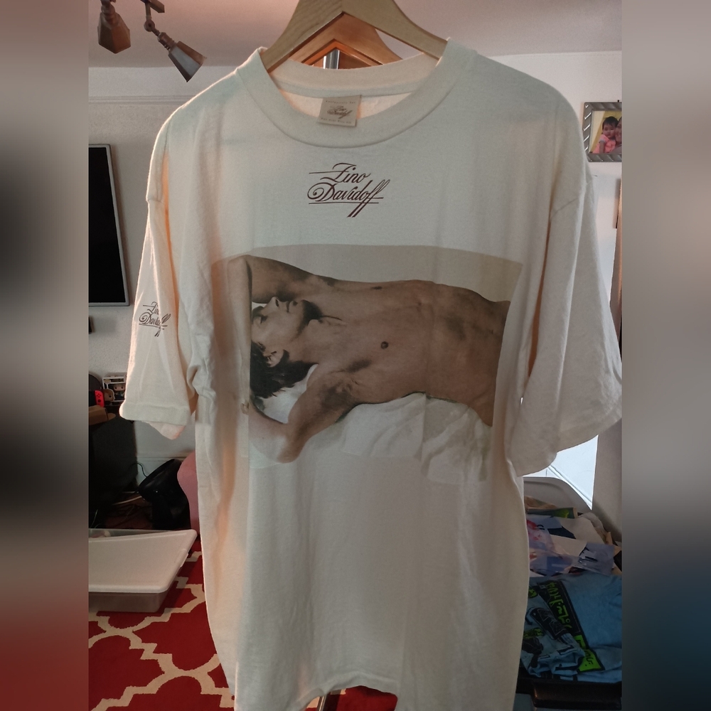 vintage Davidoff Cool Water T-shirt made in USA grail size XL